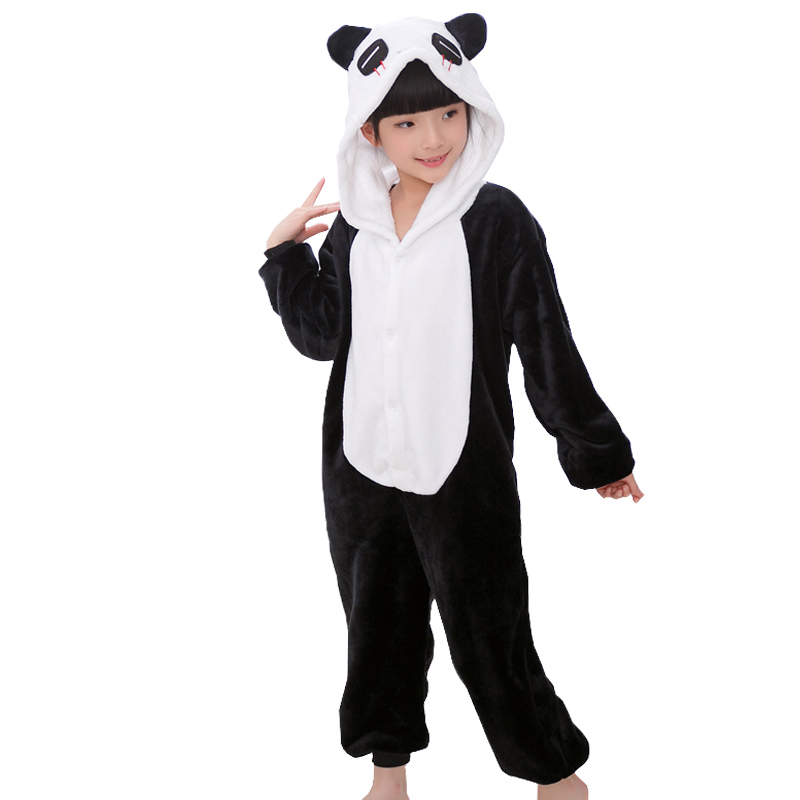 PANDA Bear Animal Jumpsuit Costume for Kids School Play