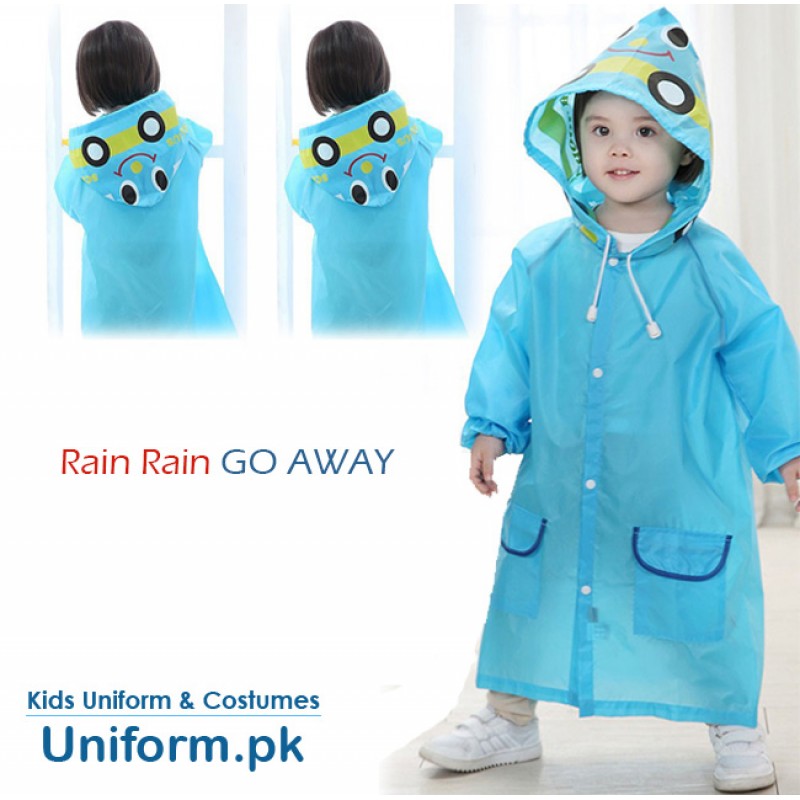 Kids Funny Rain Coat For School