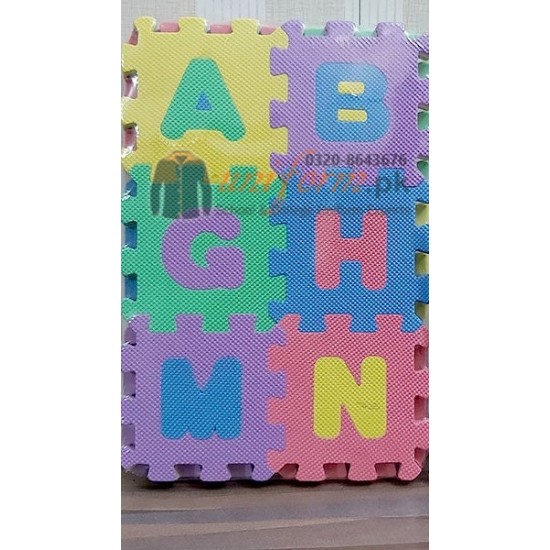 Alphabet and Numbers Foam Letter Puzzle Mats
