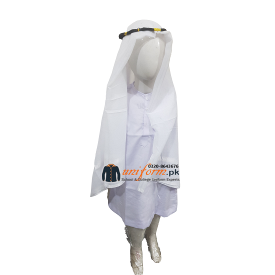 Arabic Jubba Thobe Costume For Kids With Romal And Ring Buy Online In Pakistan
