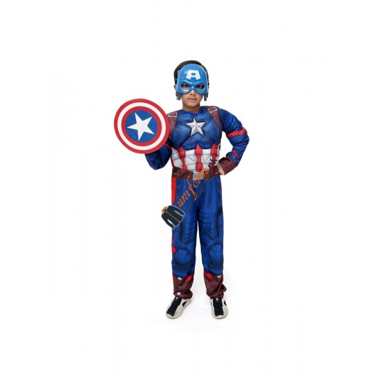 Captain America Muscle Costume For Kids Buy Online In Pakistan