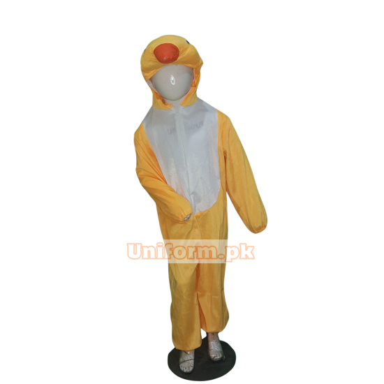 Duck Jumpsuit Costume For Kids With Duck Head Cover