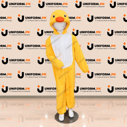 Duck Jumpsuit Costume For Kids With Duck Head Cover