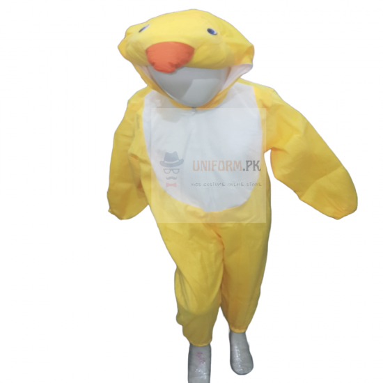 Duck Jumpsuit Costume For Kids With Duck Head Cover