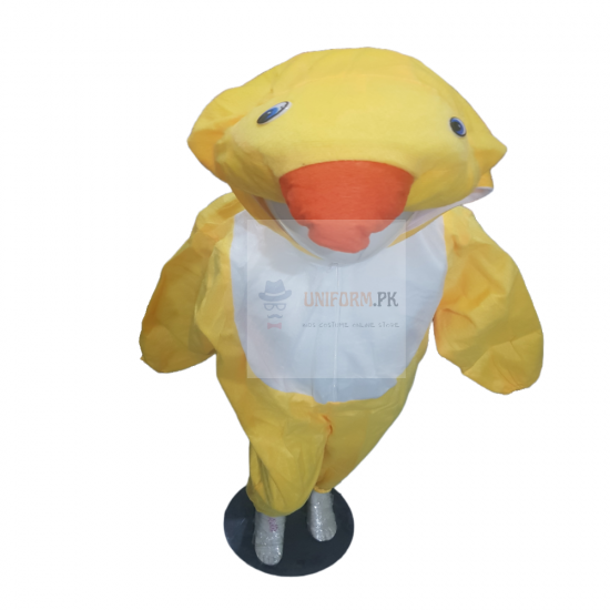 Duck Jumpsuit Costume For Kids With Duck Head Cover
