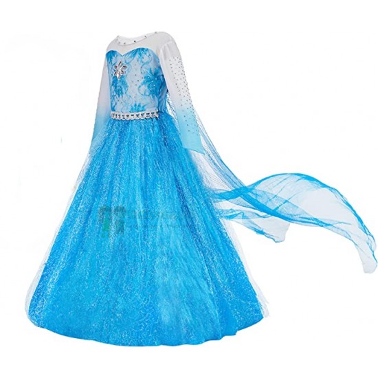 Woman Elsa Fancy Dress. Face Swap. Insert Your Face ID:928592
