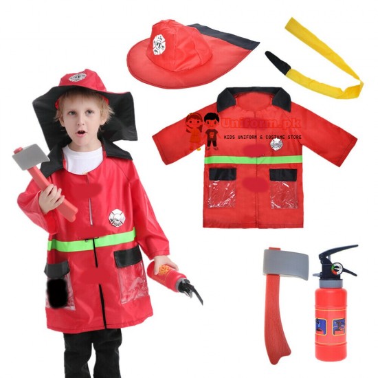 Fire Fighter Costume For Kids Buy Online In Pakistan Fireman Costume Kids