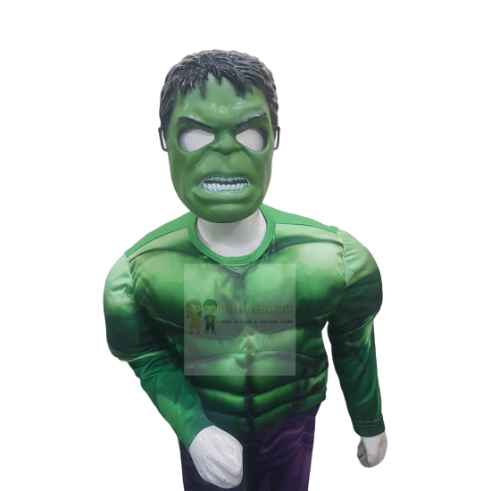 Hulk Costume For Kids Hulk Muscle Costume With Hard Mask