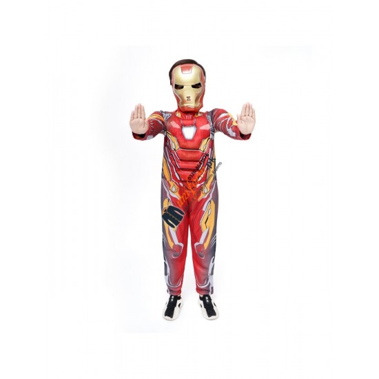 Iron man Costume For Kids In Pakistan Buy Iron Man Muscle Costume with Mask Online In Pakistan