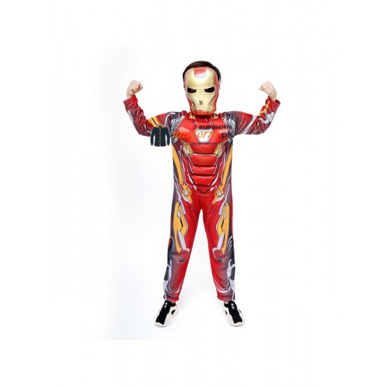 Iron man Costume For Kids In Pakistan Buy Iron Man Muscle Costume with Mask Online In Pakistan