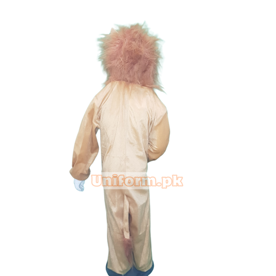 Lion Jumpsuit Costume For Kids With Lion Head Cover