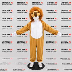 Lion Jumpsuit Costume For Kids With Lion Head Cover
