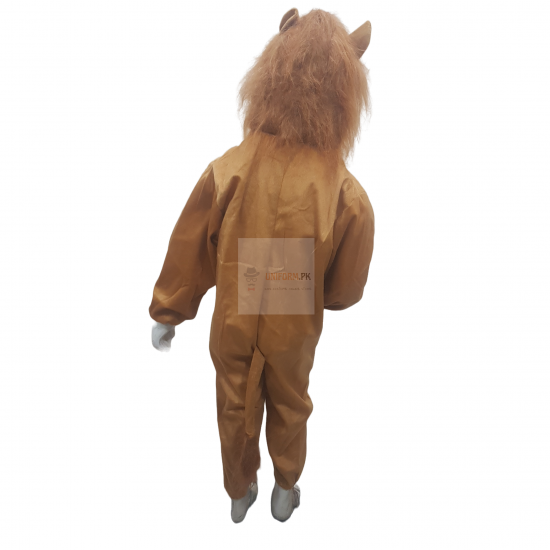 Lion Jumpsuit Costume For Kids With Lion Head Cover