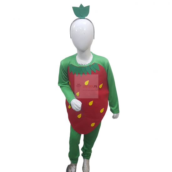 Strawberry Costume For Kids Fruits Costume Kids Buy Online In Pakistan