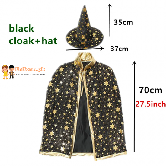 Witch Cape Costume For Kids With Cap Buy Online In Pakistan