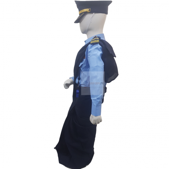 Pakistan Air Force Saree Costume For Kids Pakistan Air force PAF Female Uniform