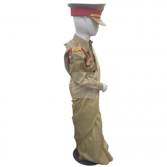 Pakistan Army Female Officer Uniform For Kids