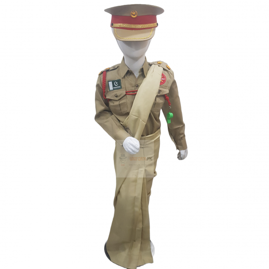 Pakistan Army Female Officer Uniform For Kids