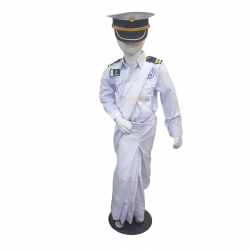 Pakistan Navy Saree Costume For Kids Female Uniform