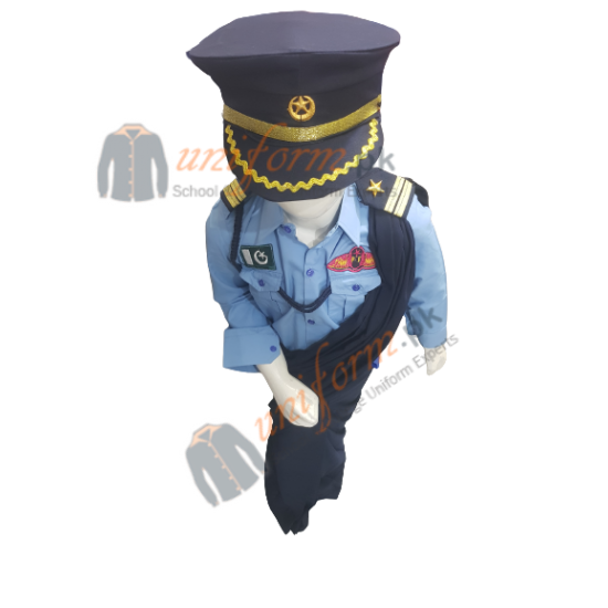 Pakistan Air Force Saree Costume For Kids Pakistan Air force PAF Female Uniform Pakistan Air Force Saree Costume For Kids Pakistan Air force PAF Female Uniform