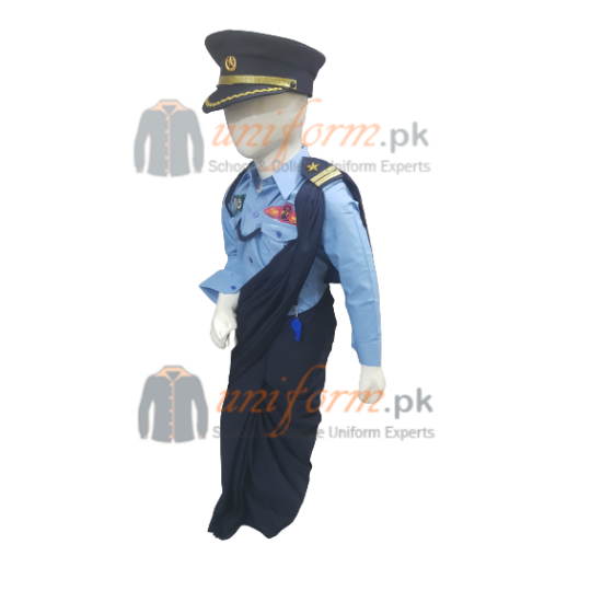 Pakistan Air Force Saree Costume For Kids Pakistan Air force PAF Female Uniform Pakistan Air Force Saree Costume For Kids Pakistan Air force PAF Female Uniform
