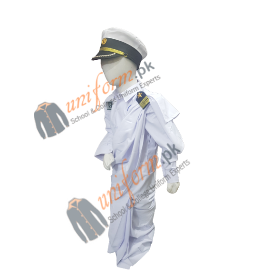 Pakistan Navy Saree Costume For Kids Female Uniform Pakistan Navy Saree Costume For Kids Female Uniform