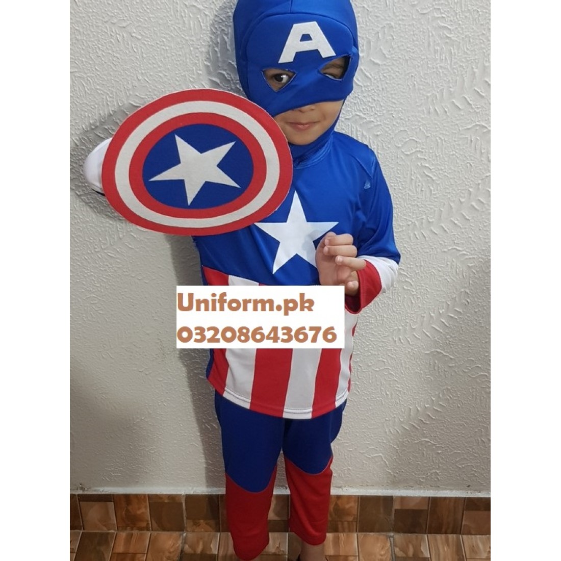 Captain America Costume For Kids