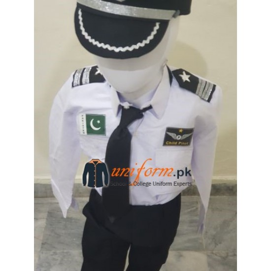 Pakistan Civil Pilot Uniform For Kids Buy Online Pilot Costume For Kids