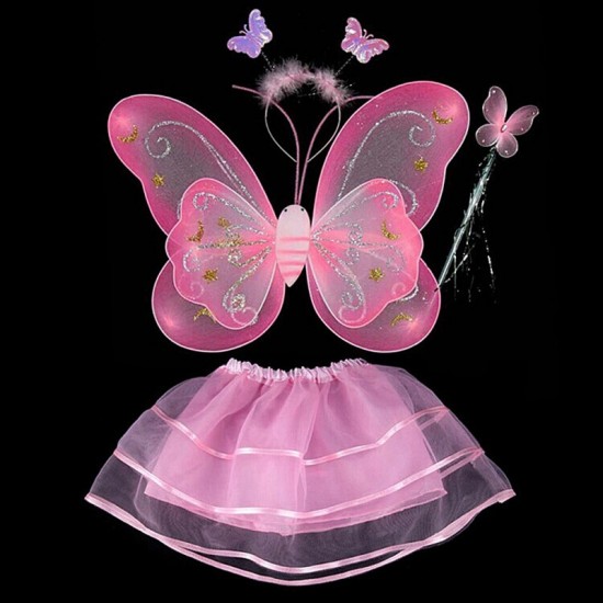 Princess Fairy Girl Butterfly Kids Costume for School Party Princess Fairy Girl Butterfly Kids Costume for School Party