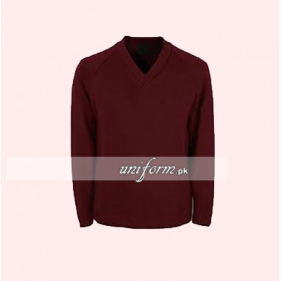 Boys Maroon Sweater for School