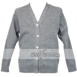 Grey Girls Cardigan for School