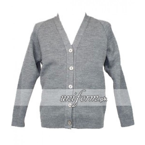 Grey Girls Cardigan for School