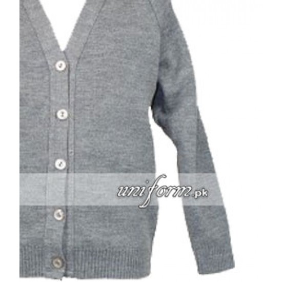 Grey Girls Cardigan for School