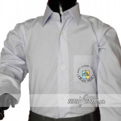 St Mary White Full Sleeves Shirt
