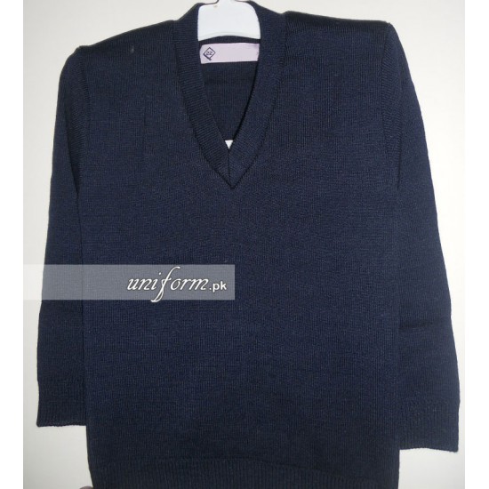 Boys Blue Full Sleeve Pullover for School