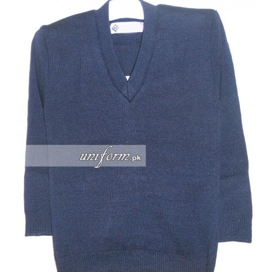 Boys Blue Full Sleeve Pullover for School