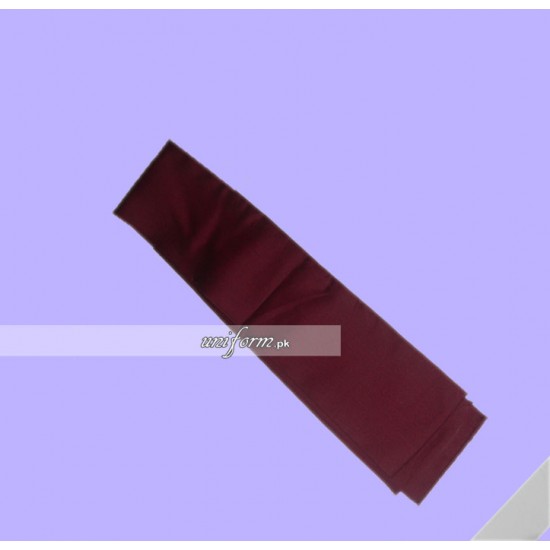 Girls Maroon Sash for School